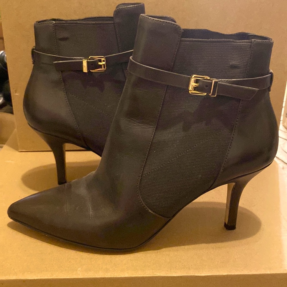Michael Kors Brown Leather Bootie